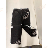 Karl Kani Black Denim Jeans W36 L34 Straight Leg Relaxed Fit Hong Kong Made
