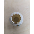 Miniature W.H. Goss Model Of Ancient Urn With Caerphilly Crest Design Ceramic Collectible Souvenir Gold Trim 2 Inches Tall