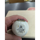 Miniature W.H. Goss Model Of Ancient Urn With Caerphilly Crest Design Ceramic Collectible Souvenir Gold Trim 2 Inches Tall