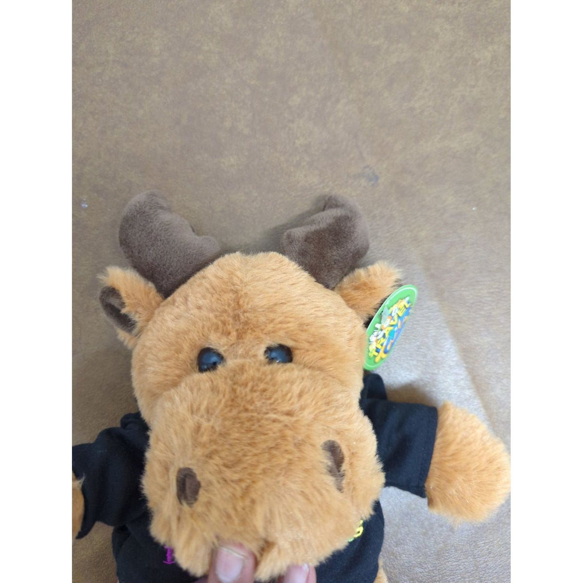 Fiesta Moose Plush Toy With "Nugget Reno Sparks" Shirt 12 Inches Travel Tails Collection