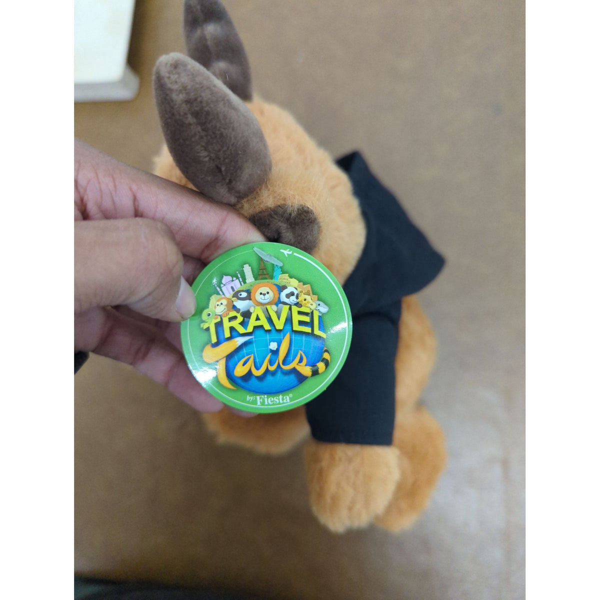Fiesta Moose Plush Toy With "Nugget Reno Sparks" Shirt 12 Inches Travel Tails Collection