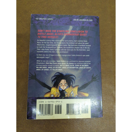 Battle Angel Alita: Angels Ascension Graphic Novel By Yukito Kishiro Viz Comics 1997