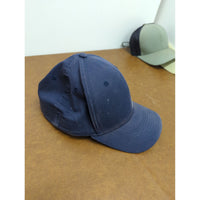 Burton Navy Blue Adjustable Baseball Cap With Mountain Design Cotton Blend Unisex