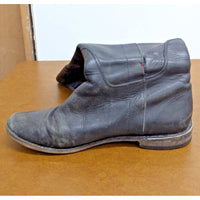 Vintage Black Leather Ankle Boots Women’s Size 8 Goodyear Welt Sole