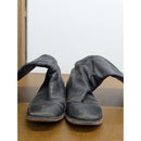 Vintage Black Leather Ankle Boots Women’s Size 8 Goodyear Welt Sole