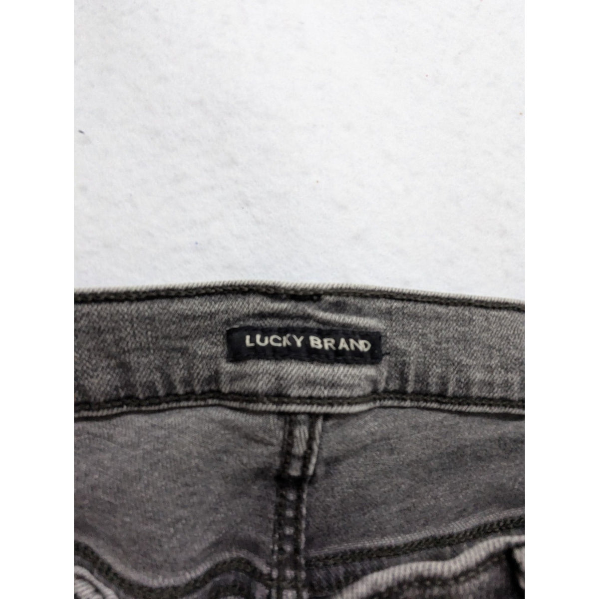 Lucky Brand Gray Slim Fit Denim Jeans Mens 32X32 Cotton Blend