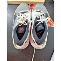 Nike Air Zoom Freak 4 Basketball Shoes White/Gray/Orange 6Y