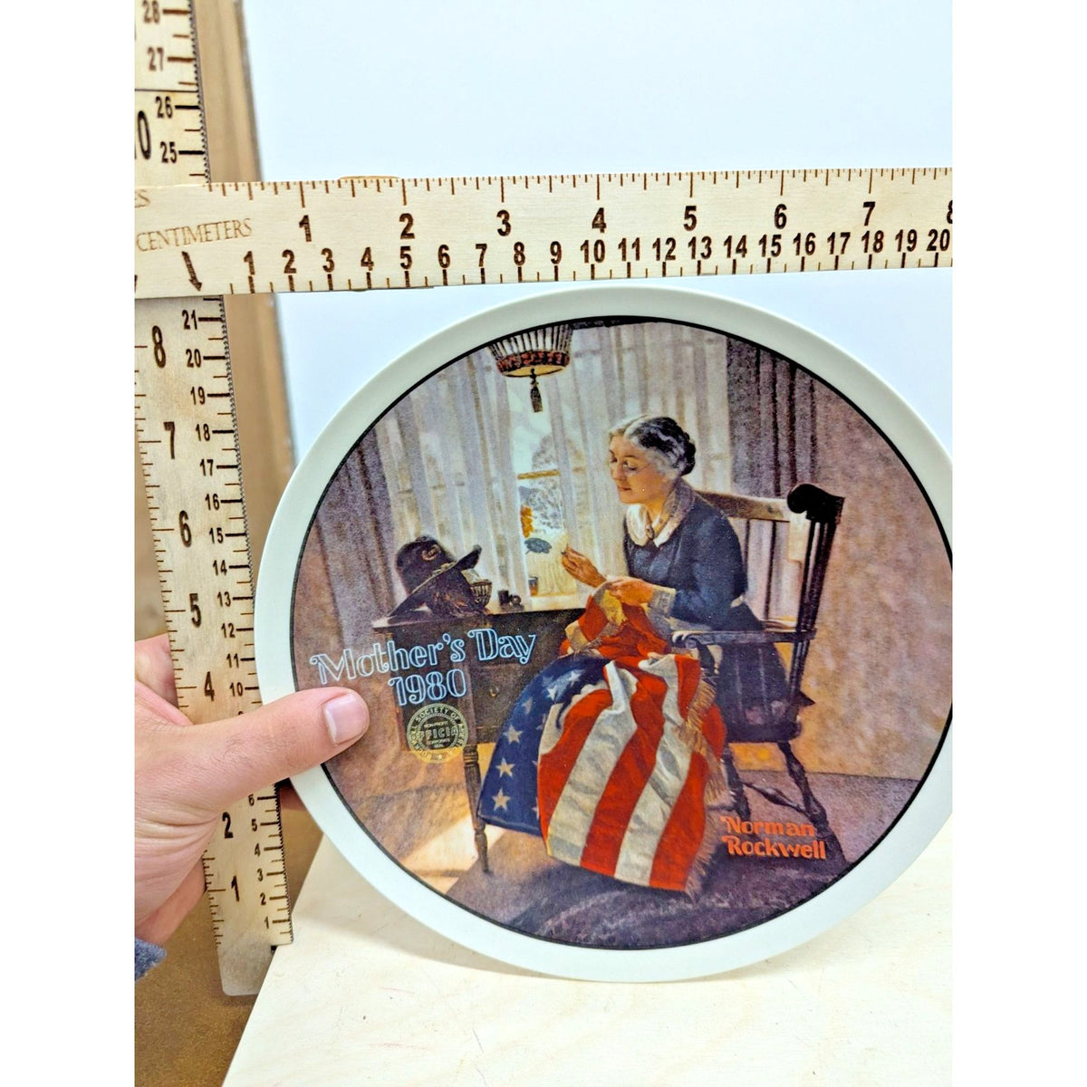 Norman Rockwell Mothers Day 1980 Collector Plate Limited Edition Knowles Fine Ch