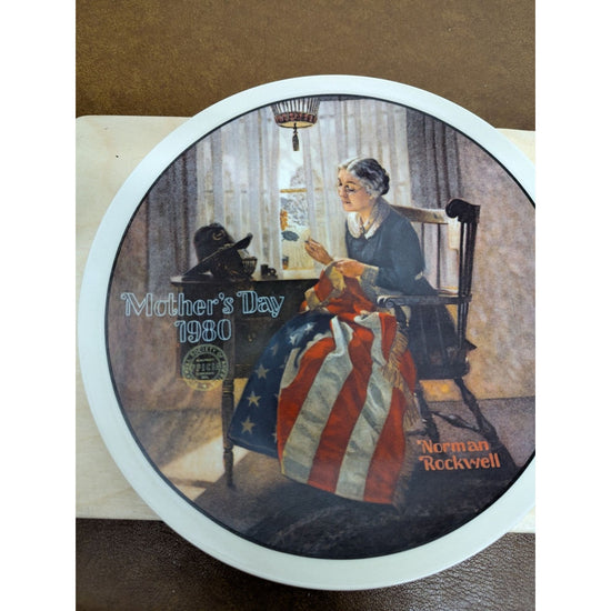Norman Rockwell Mothers Day 1980 Collector Plate Limited Edition Knowles Fine Ch