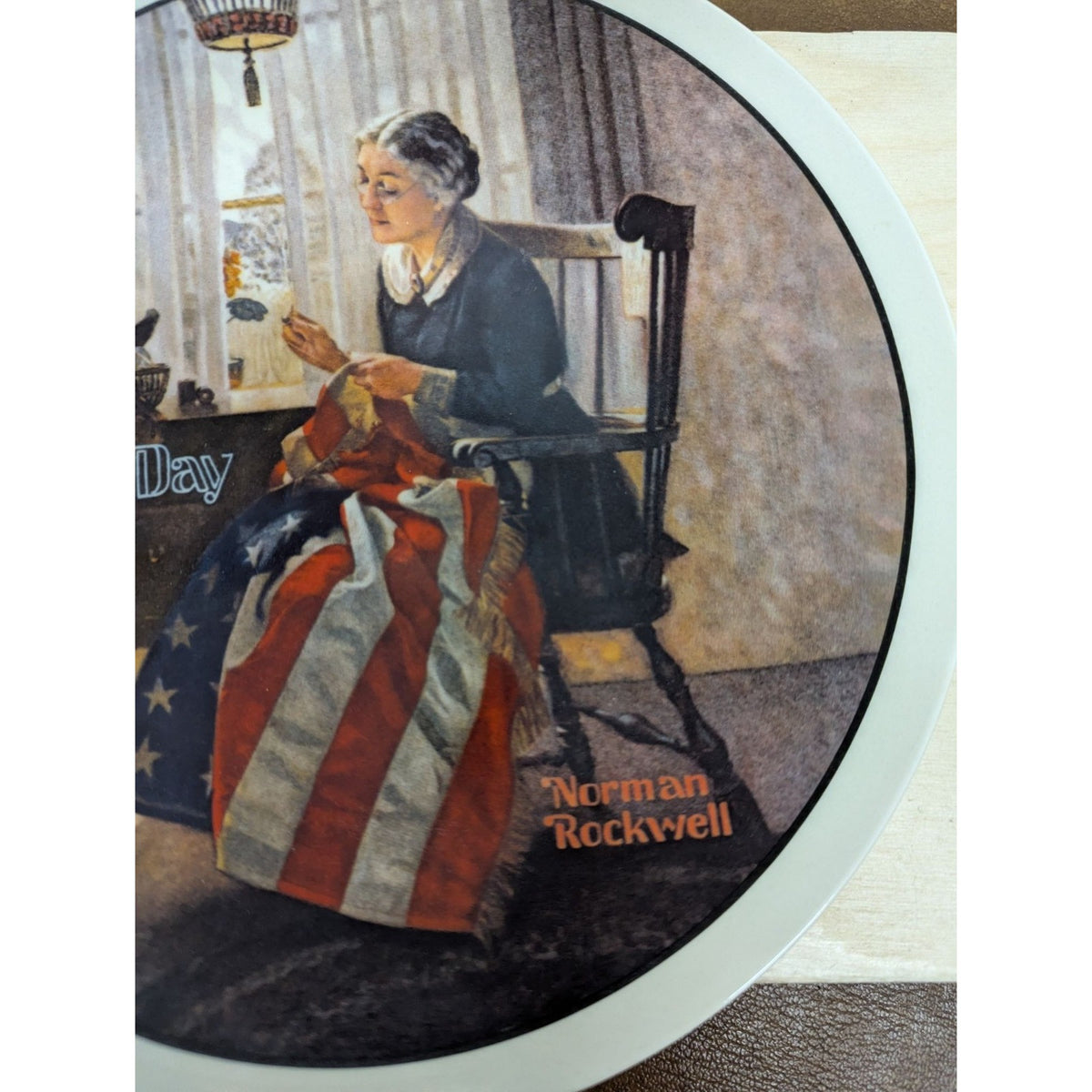 Norman Rockwell Mothers Day 1980 Collector Plate Limited Edition Knowles Fine Ch