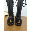 Bogs Youth K Cami Lace Black Waterproof Boots US Size 2 Durable Rubber/Fabric