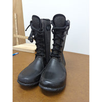 Bogs Youth K Cami Lace Black Waterproof Boots US Size 2 Durable Rubber/Fabric