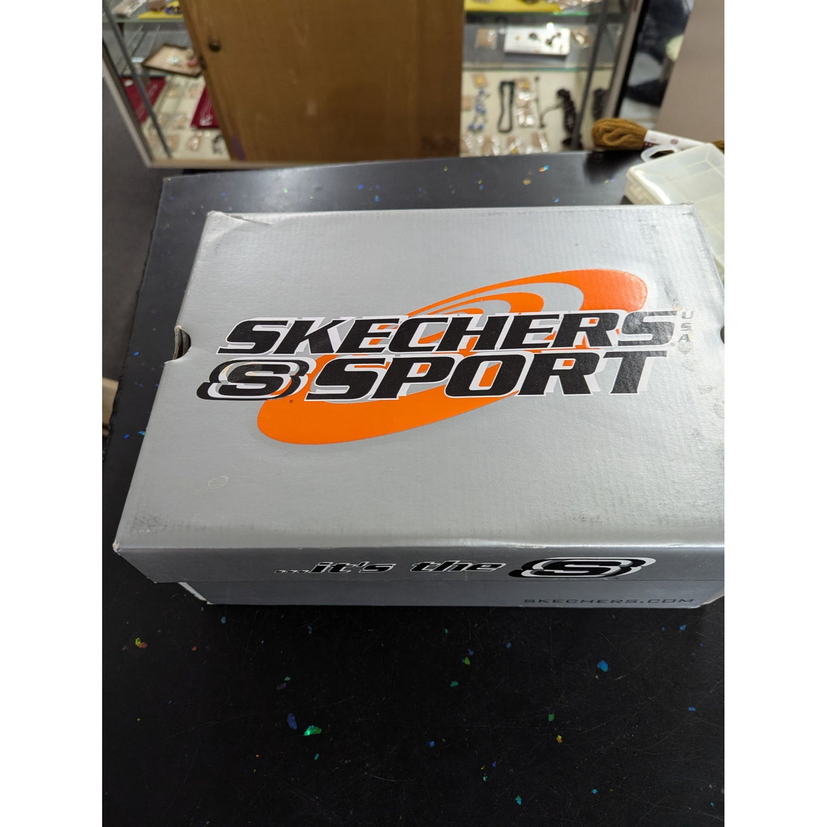 Skechers Mens Black Athletic Sneakers With Box Size Unknown