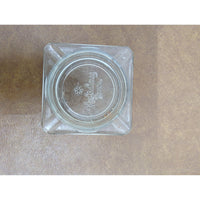 Vintage Holiday Inn Square Glass Ashtray 4" Clear Glass Collectible