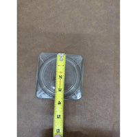 Vintage Holiday Inn Square Glass Ashtray 4" Clear Glass Collectible