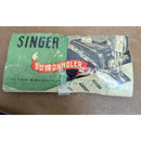 Vintage Singer Buttonholer Sewing Machine Attachment Green Case Collectible Sewi