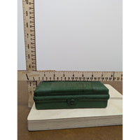 Vintage Singer Buttonholer Sewing Machine Attachment Green Case Collectible Sewi