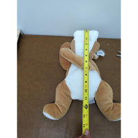 Ty Beanie Baby Wrinkles The Bulldog Plush 12" Brown & White Dog With Tags