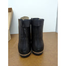 Sole District Womens Black Leather Ankle Boots W7.5 With Box