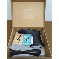Sole District Womens Black Leather Ankle Boots W7.5 With Box