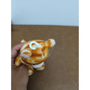 Palm Pals Kitty Plush Toy - Eco-Friendly 5" Orange & White Cat Stuffed Animal