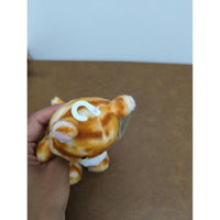 Palm Pals Kitty Plush Toy - Eco-Friendly 5" Orange & White Cat Stuffed Animal