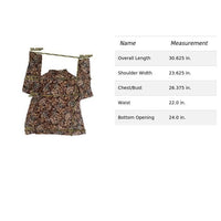 Womens Croft & Barrow Leaf Print Long Sleeve Top Size S