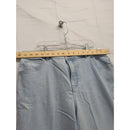 Gloria Vanderbilt Womens Light Wash Denim Jeans Size 18 Straight Leg Comfortable