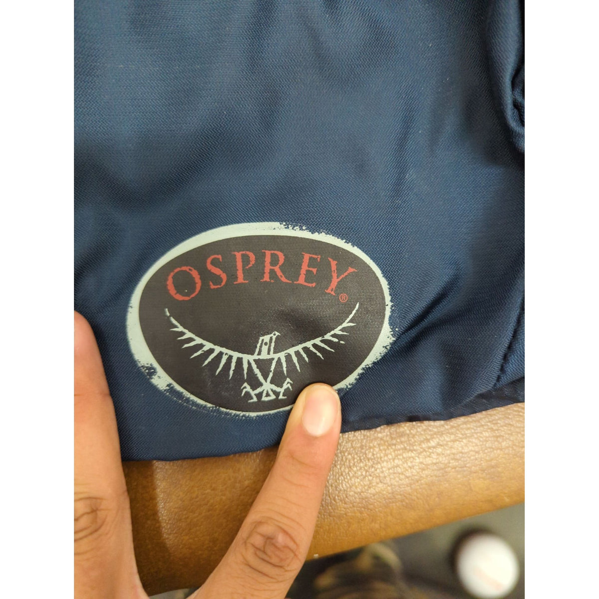 Osprey Navy Blue Lightweight Hiking Waist Pack With Adjustable Straps & Zippered Compartments