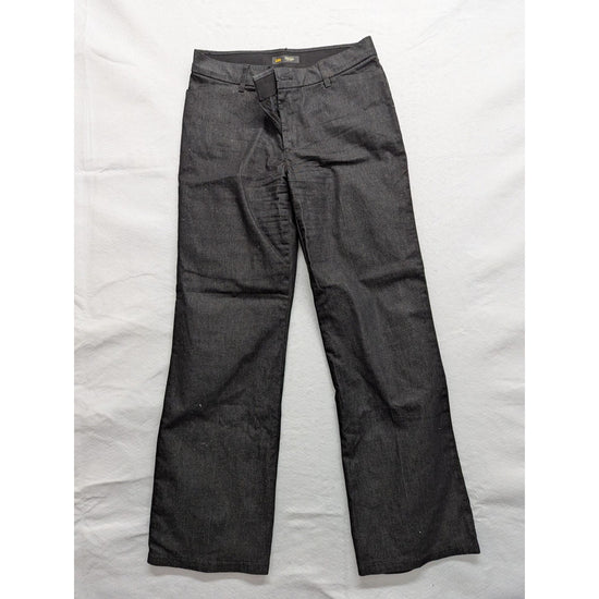 Levis Womens Black Denim Wide-Leg Jeans Size 8