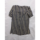 Alexis Womens Striped Button-Up Shirt Dress