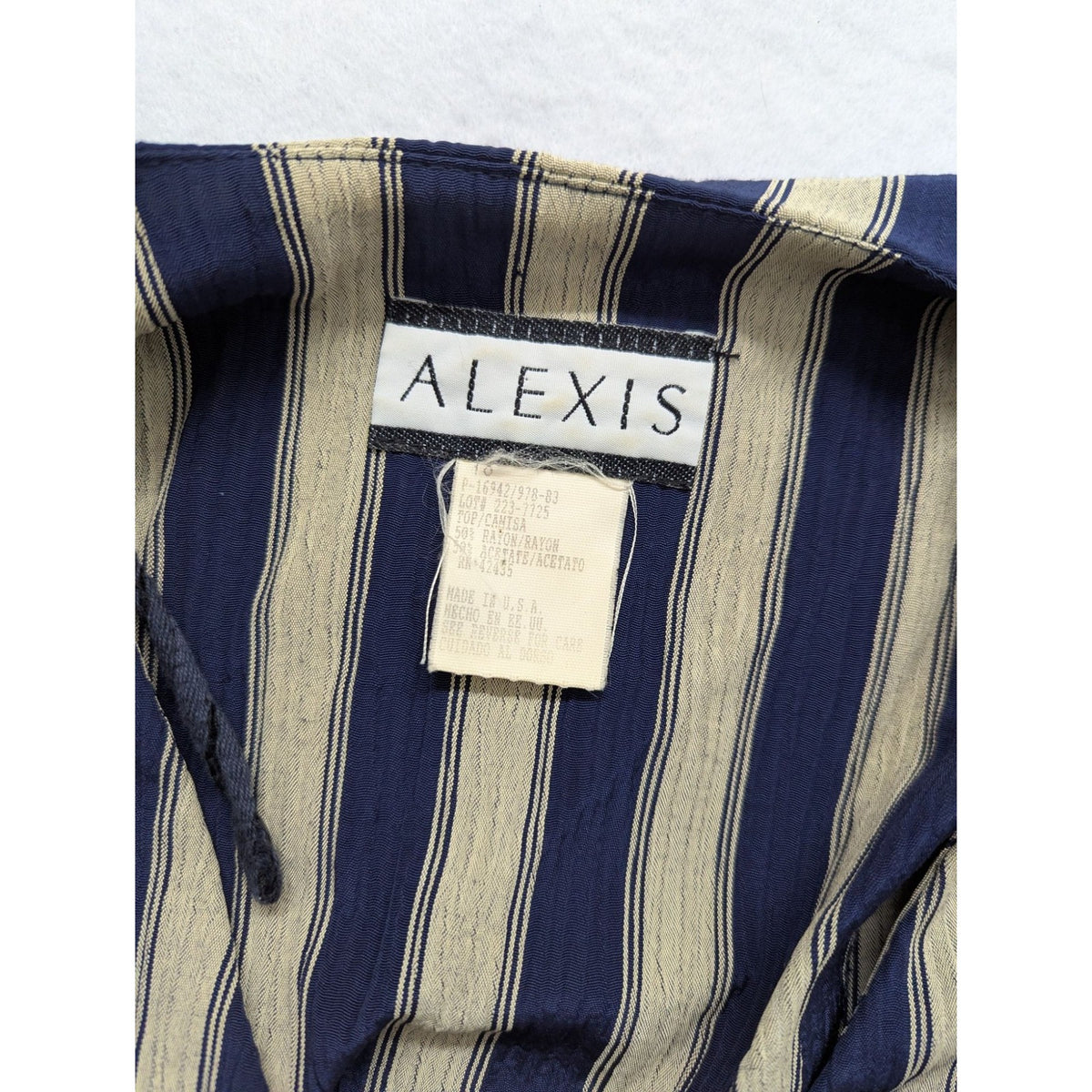 Alexis Womens Striped Button-Up Shirt Dress
