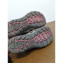 Merrell Womens Gray & Pink Hiking Shoes Size 6.5 Durable Mesh & Suede Upper Non-Slip Outsole