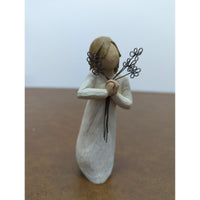 Willow Tree Friendship Figurine By Susan Lordi 5-Inch Hand-Painted Resin Sculpture With Box