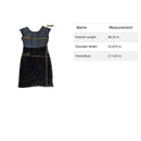 AB Studio Womens Cap Sleeve Sheath Dress Size 12 Gray & Black Two-Tone Polyester