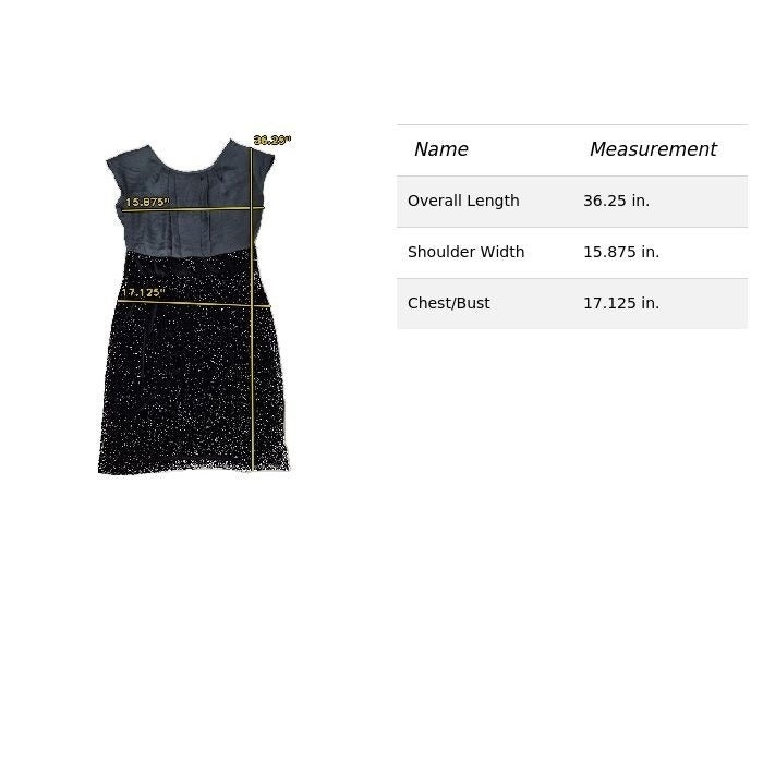AB Studio Womens Cap Sleeve Sheath Dress Size 12 Gray & Black Two-Tone Polyester