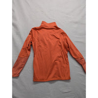 The North Face Womens XL Orange Quarter-Zip Pullover Lightweight & Comfortable F