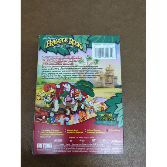 Fraggle Rock The Animated Series Complete 2-Disc DVD Set Includes All 13 Episodes Bonus Features Lionsgate Jim Henson 1987