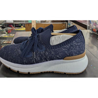 Bruno Marc Navy Blue Knit Athletic Sneakers Comfort Lightweight Running Shoes