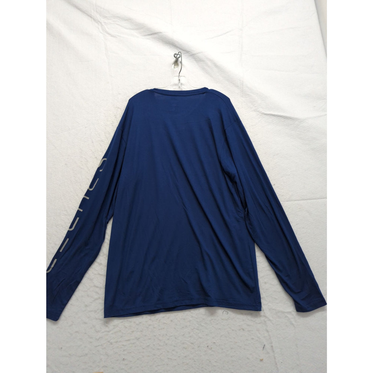 Spyder Mens Blue Long-Sleeve Crewneck Performance Shirt Size M Polyester Blend