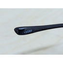 Sleek Black Eyeglasses With Silver Accent Frames Blue Light Blocking