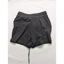 Rachel Zoe Womens Athletic Shorts Drawstring Waist Charcoal Black Xs