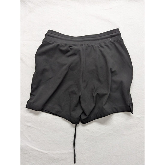 Rachel Zoe Womens Athletic Shorts Drawstring Waist Charcoal Black Xs