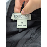 Rachel Zoe Womens Athletic Shorts Drawstring Waist Charcoal Black Xs