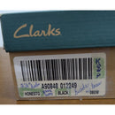 Clarks Black Suede Lace-Up Wedge Comfort Shoes