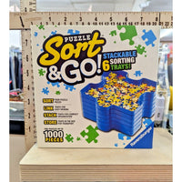 Ravensburger Puzzle Sort & Go! Stackable Sorting Trays For Up To 1000 Pieces No.