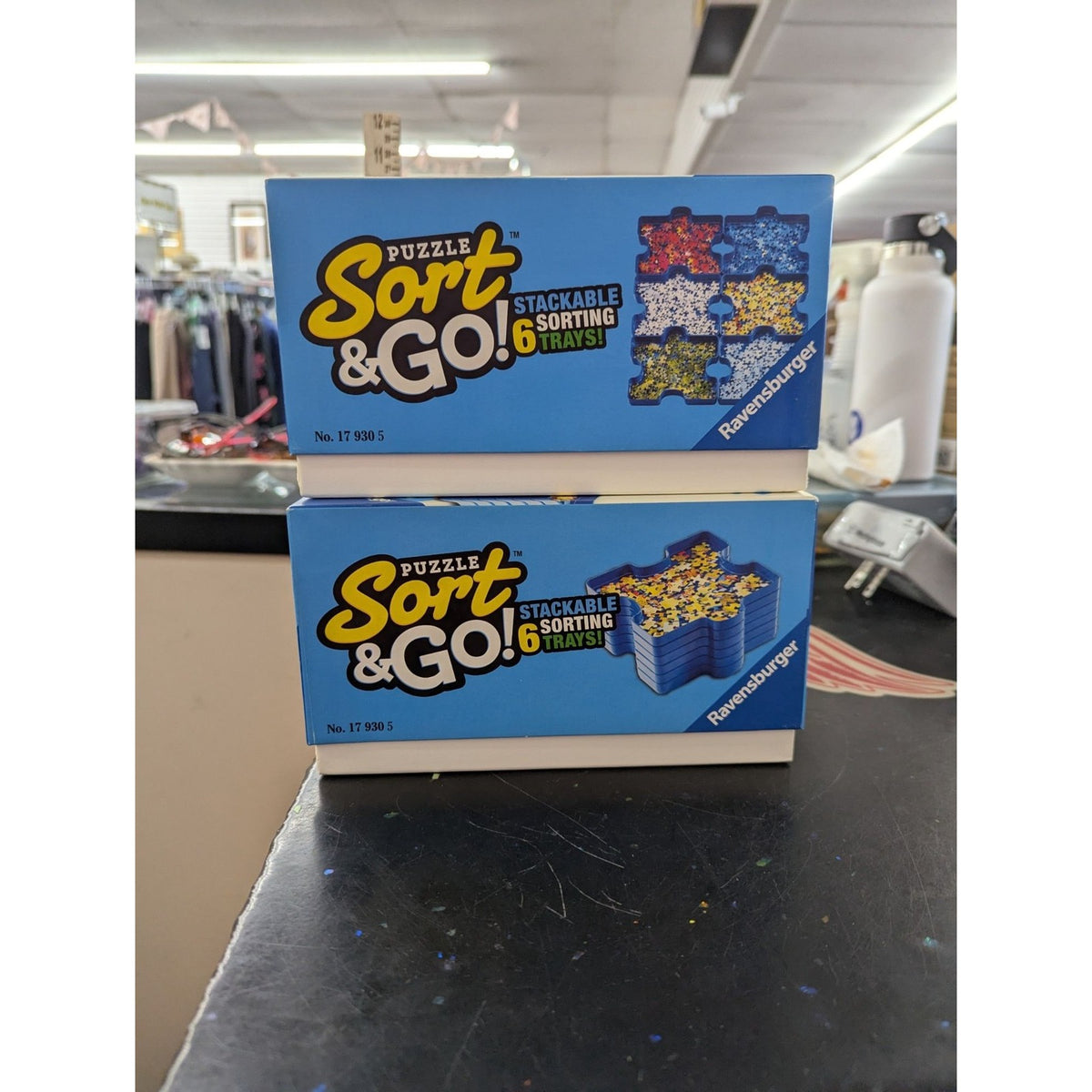 Ravensburger Puzzle Sort & Go! Stackable Sorting Trays For Up To 1000 Pieces No.