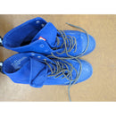 Hunter Blue High-Top Canvas Mens Shoes With Rubber Soles & Lace-Up Closure Size M11/W13