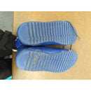 Hunter Blue High-Top Canvas Mens Shoes With Rubber Soles & Lace-Up Closure Size M11/W13