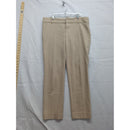 Calvin Klein Womens Beige Dress Pants Slim Fit Size 8 Office Wear 34" Inseam 15" Waist Made In Vietnam